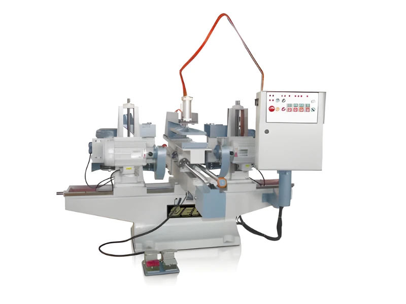 Automatic Type Down Double End Sawing & Shaping Machine(with automatic fixing and top clamping system)